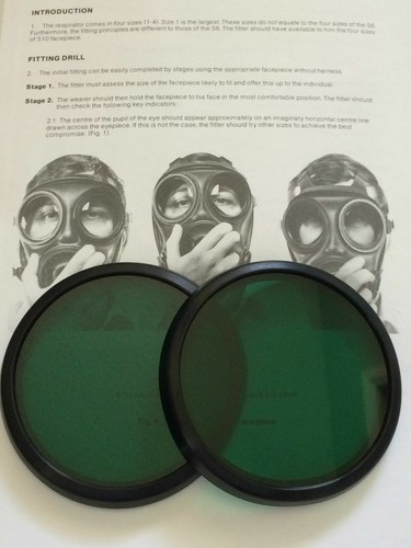 S10 gas mask respirator - gas, green