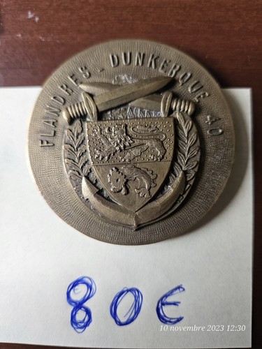 Medaille bronze flandres - en,