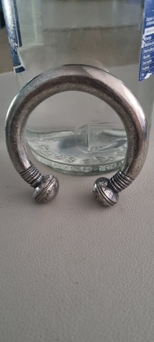 Bracelet jonc ancien - bracelet, argent