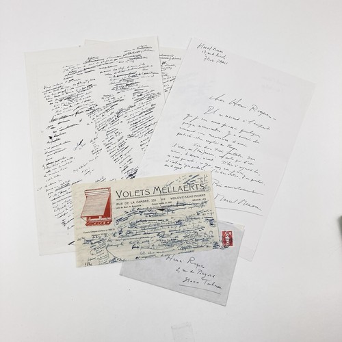 MARCEL MOREAU : LETTRE