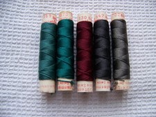ANCIENNE BOBINE DE FIL DE SOIE CORDONNET GUTERMANN - BO 13