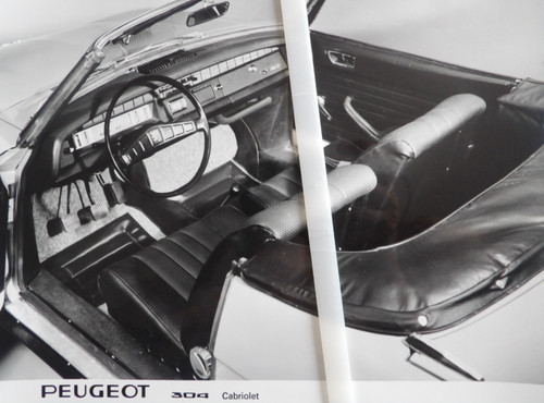 Photo presse peugeot 304 - presse,