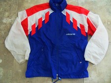 K-WAY NO MAILLOT ADIDAS EQUIPE DE FRANCE DE FOOTBALL VINTAGE SAISON 1988 VENTEX