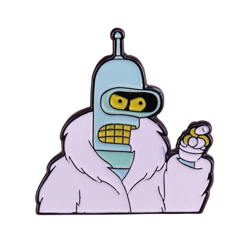 Futurama pin bender robot - futurama,