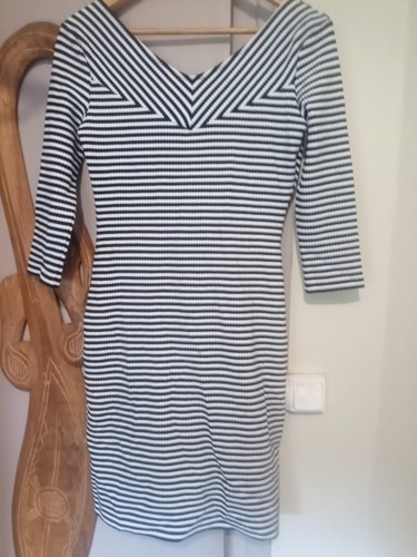 Robe promod rayée noire - robe,