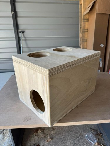 Custom enclosure for 2 - 6.5”,