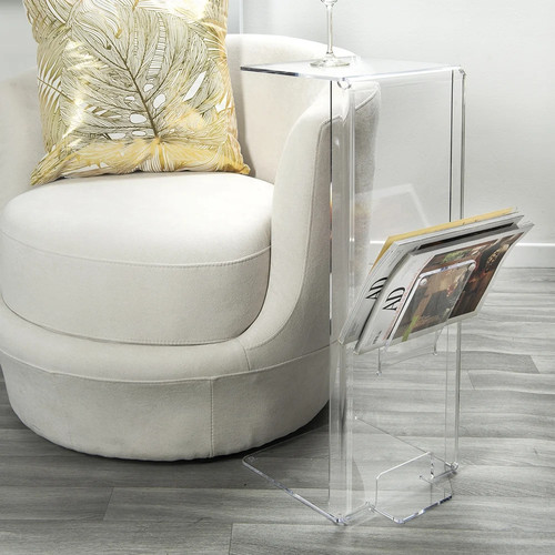 Table basse avec porte-revues