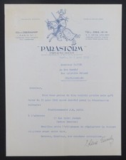 Facture PARIS 1945 PARASTORIA