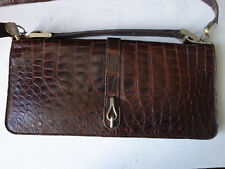 sac baguette  croco veritable Menestrier