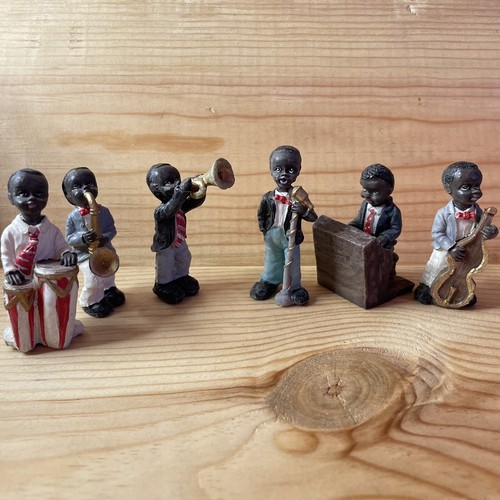 Figurines jazz africains - figurines,
