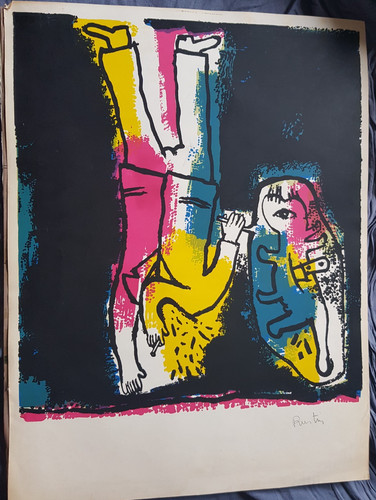 Rustin jean lithographie - rustin,