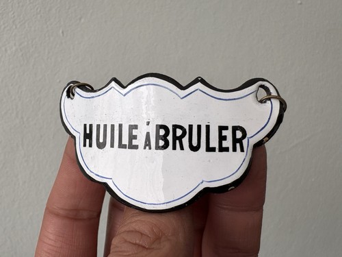 Huile bruler ancienne - bruler,