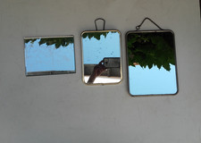 LOT ANCIENS MIROIRS DE SALLE DE BAIN MIROIR BARBIER