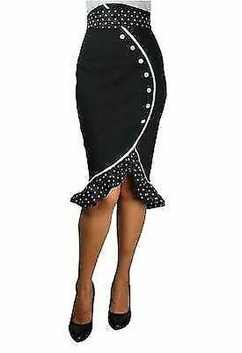 Jupe robe crayon pois - robe, À