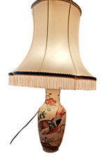 lampe chinoise décor oiseau
