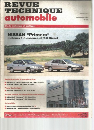 Revue technique automobile - technique,