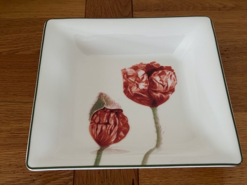 Rare assiette plat carrée - plat,