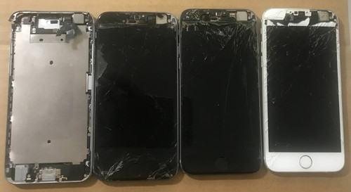 Lot de 4 iphone 6 - hs,
