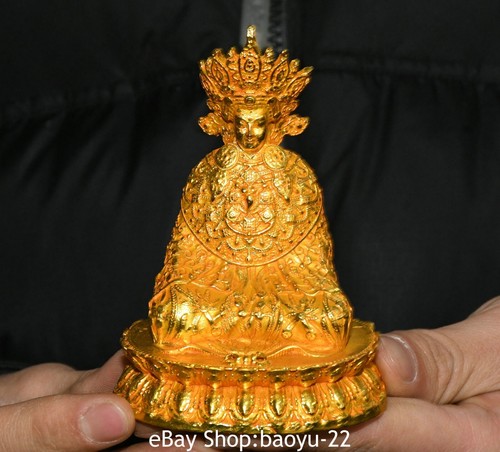 Old dynasty bronze gilt - dynasty,
