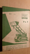 Fiat tracteur chenille chenillard chargeur FL7 - FL 7 : catalogue pièces 1961