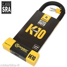 Antivol U AUVRAY XFORCE10 310 x 85 mm  Homologué SRA Moto scooter Quad Cyclo