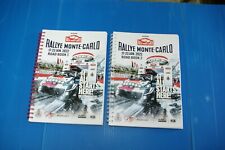 ROAD BOOK 1 & 2 RALLYE MONTE CARLO 2022 WRC ACM MONACO .Ma réf. EB007