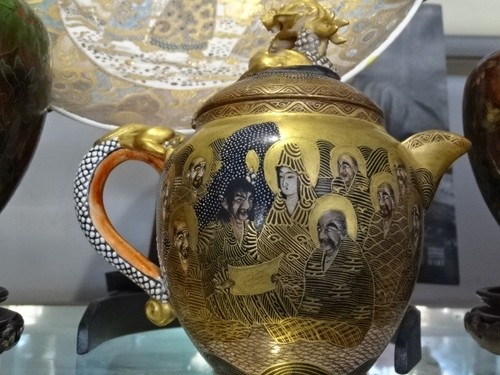 Pot satsuma japon ancien - satsuma,