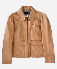 Veste en cuir homme vintage