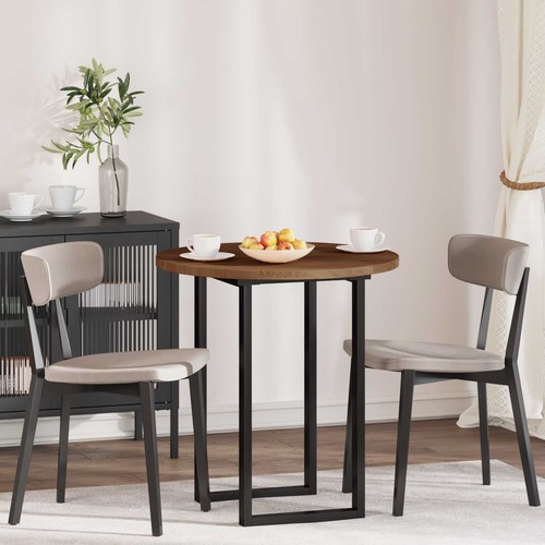 Round table top dark - round,