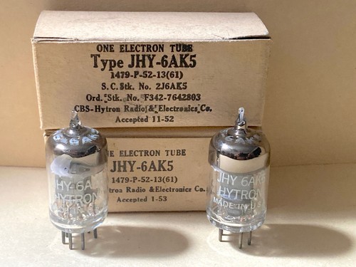 Hytron 6ak5 5654 - jan, mil-spec