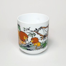 Ancien Mug Lion Jungle Singe