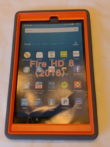 Kindle fire case - fire, 8"