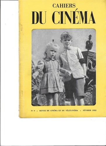 Cahiers cinema le - cinema, n°9/