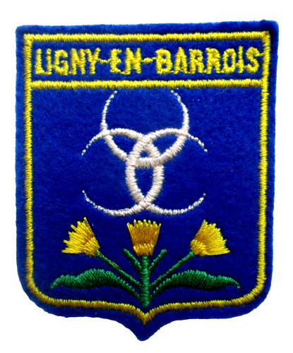 Ecusson ligny barrois - ecusson, ♠