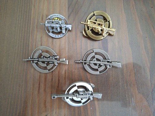 Lot brevets insignes - insignes, tireur