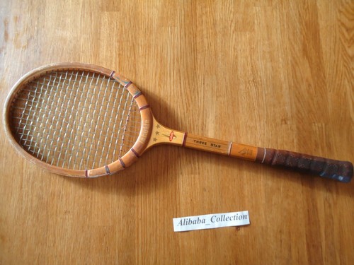 Raquette tennis ancienne bois - raquette,