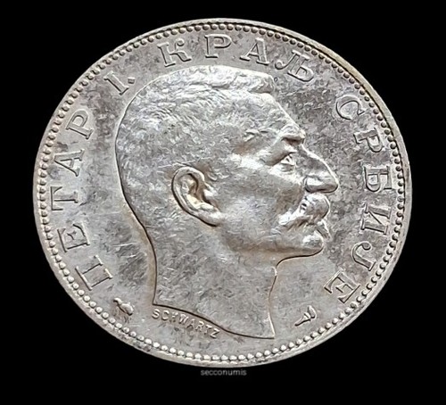 Serbie dinars 1915 pierre - 2,