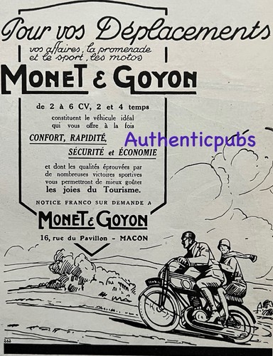 Advertisement monet goyon - advertisement,