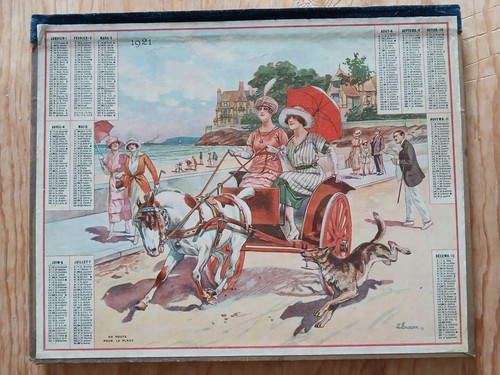 Calendrier ptt almanach la - calendrier,