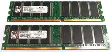 RAM DDR1 2x 1 Gb - DDR PC3200