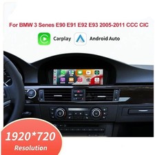 Autoradio CarPlay BMW Série 3 E90-E92 Série 5 E60-E61 Écran Sans Fil GPS FR Neuf