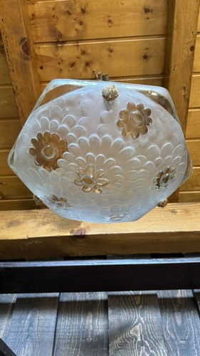 Suspension vasque verre presse - verre,