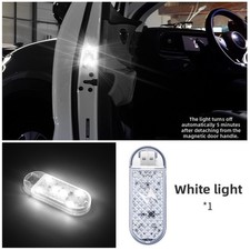 Lampe LED Indicateur LED Porte Voiture Magnétique Rechargeable USB Auto Puddle