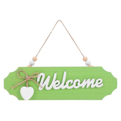 Panneau porte bienvenue - de,