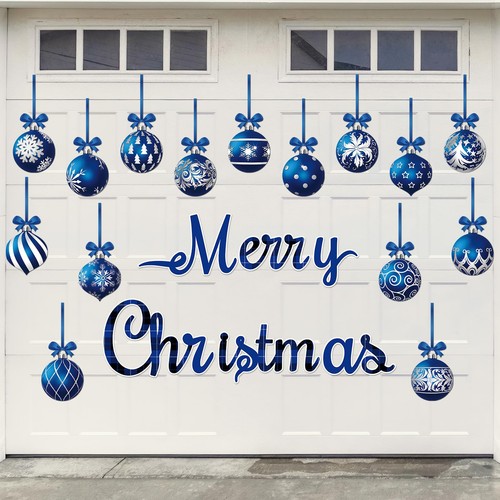 Pcs christmas garage - christmas, door
