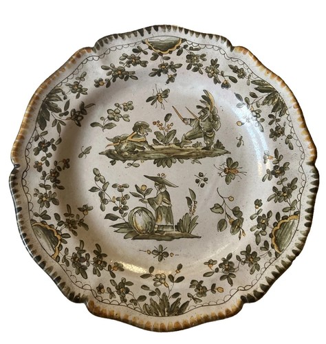 Plat faïence moustiers - faïence,