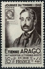 FRANCE 1948 JOURNÉE DU TIMBRE YT n°794 neuf ★★ luxe/MNH (A)