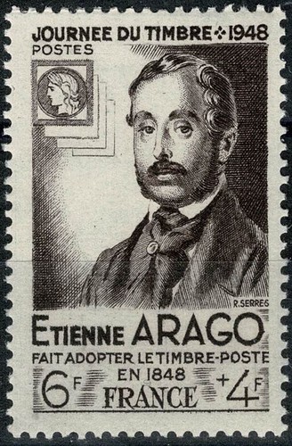France 1948 journée timbre - du,