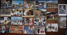 Folklore - Lot  de 80 cartes postales modernes ou semi-modernes - CPSM ou CPM