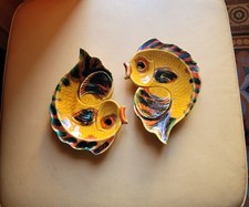 2  raviers poissons plats à hors d'oeuvres Vallauris Gastaldi?